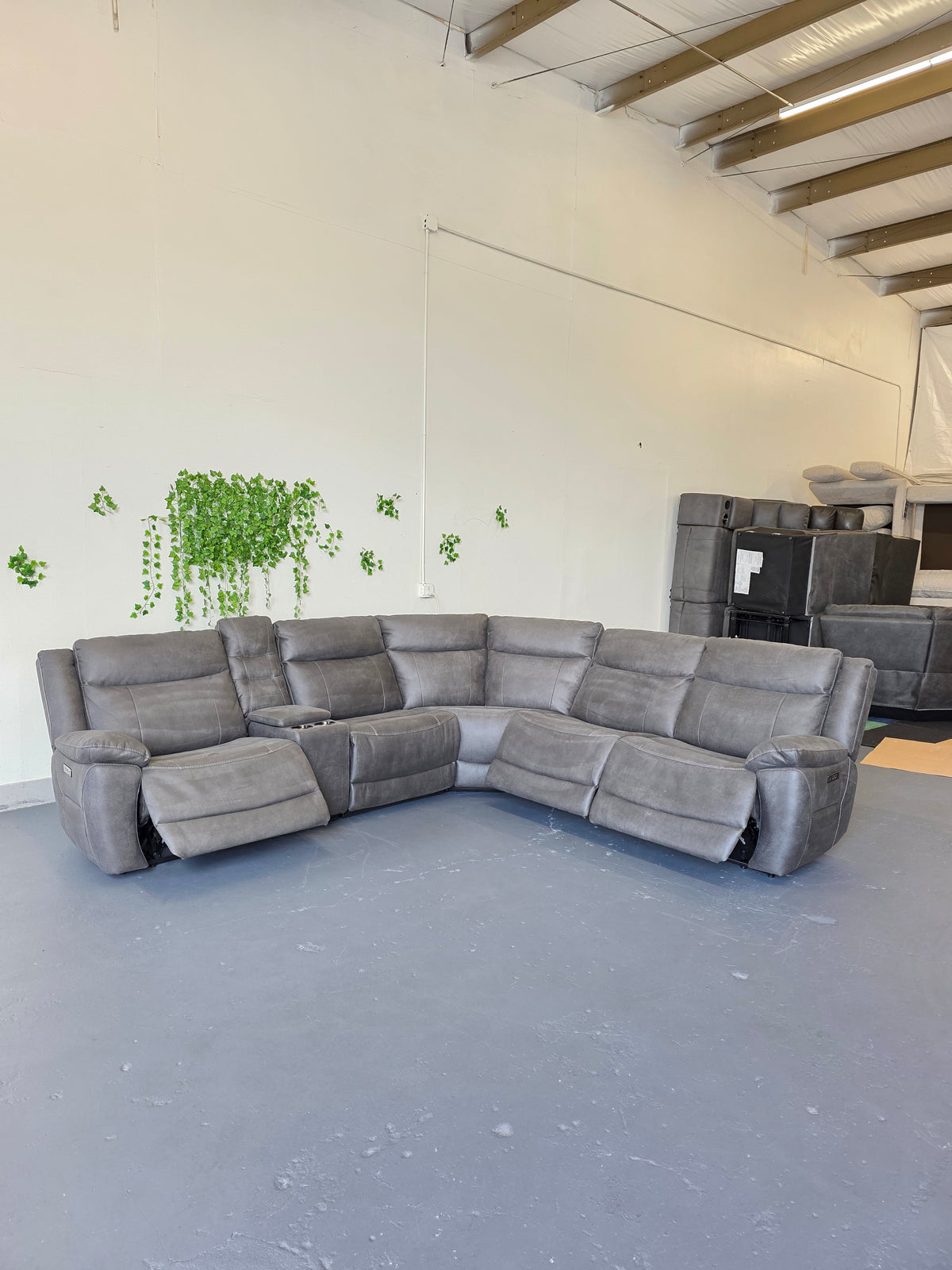 Gilman Creek Zakary Fabric Power Reclining Sectional