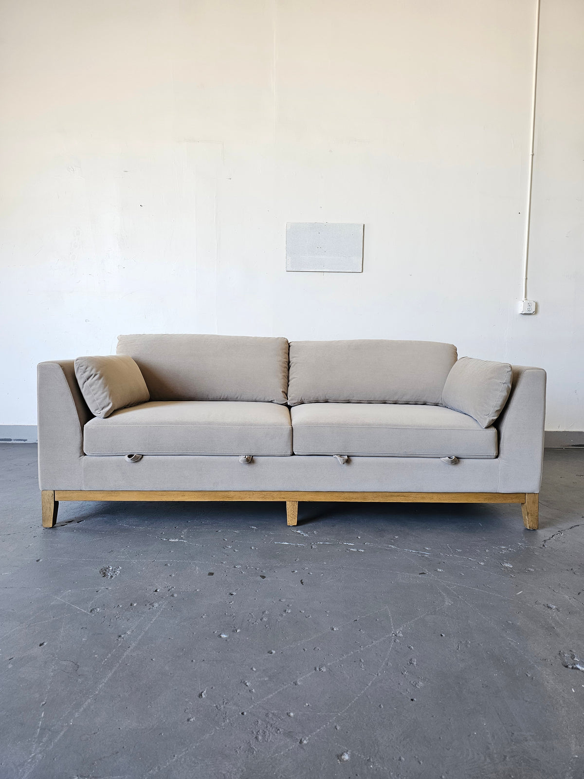 Thomasville Mokena Fabric Stationary Sofa with Storage