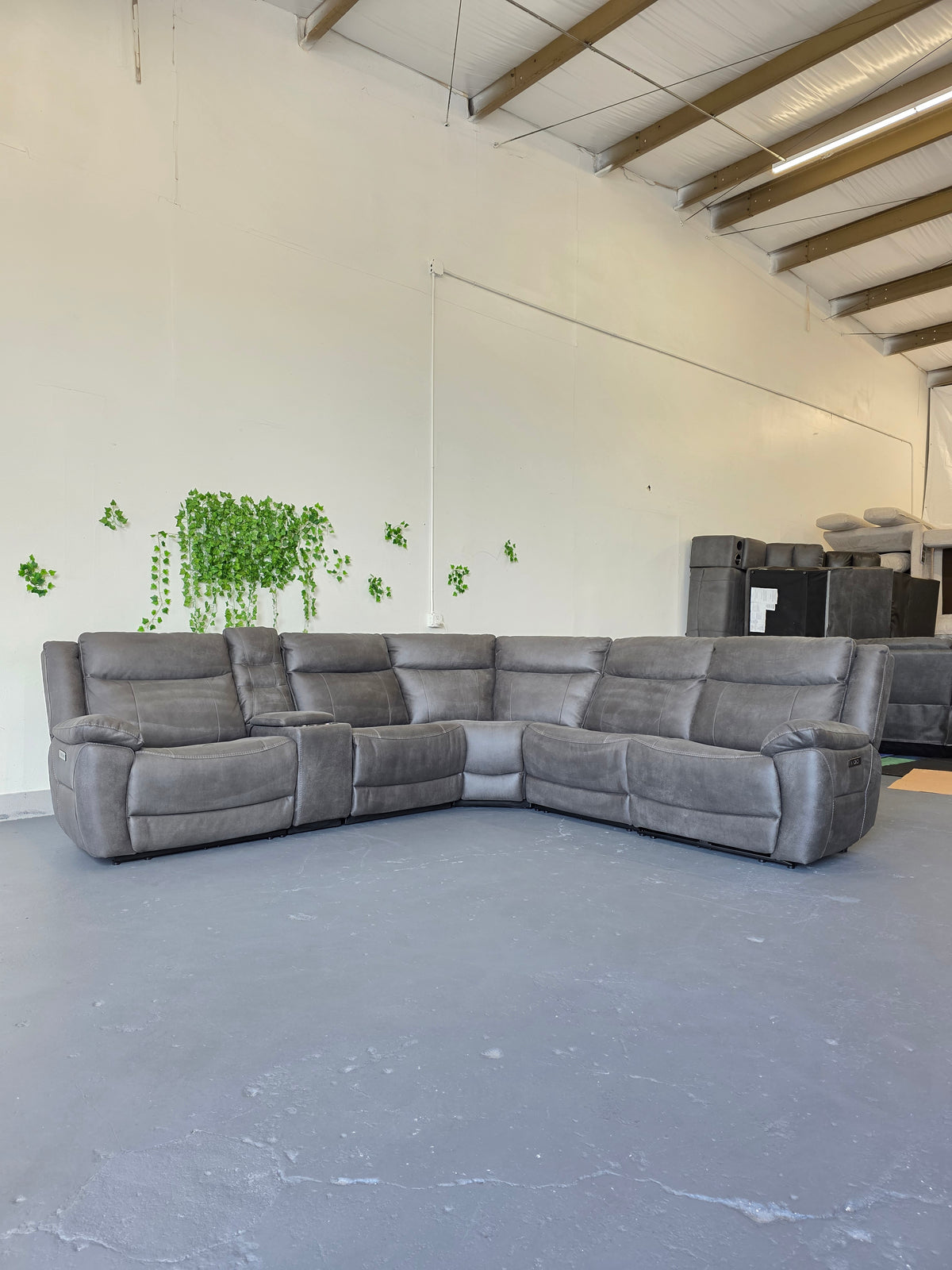 Gilman Creek Zakary Fabric Power Reclining Sectional