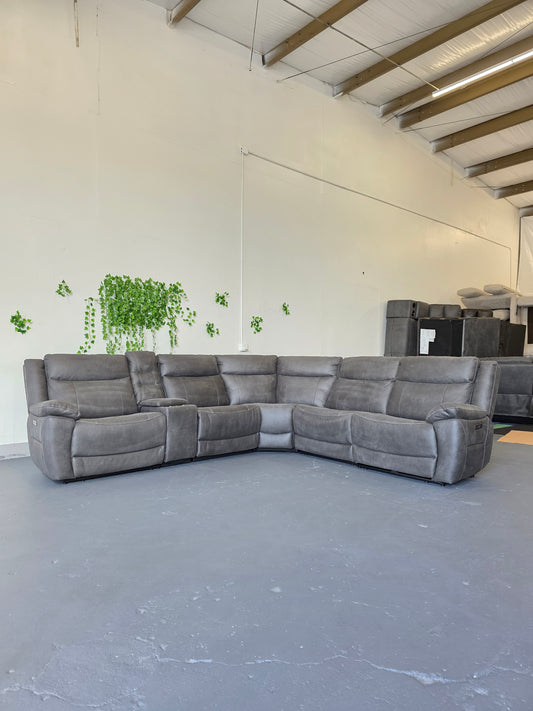 Gilman Creek Zakary Fabric Power Reclining Sectional