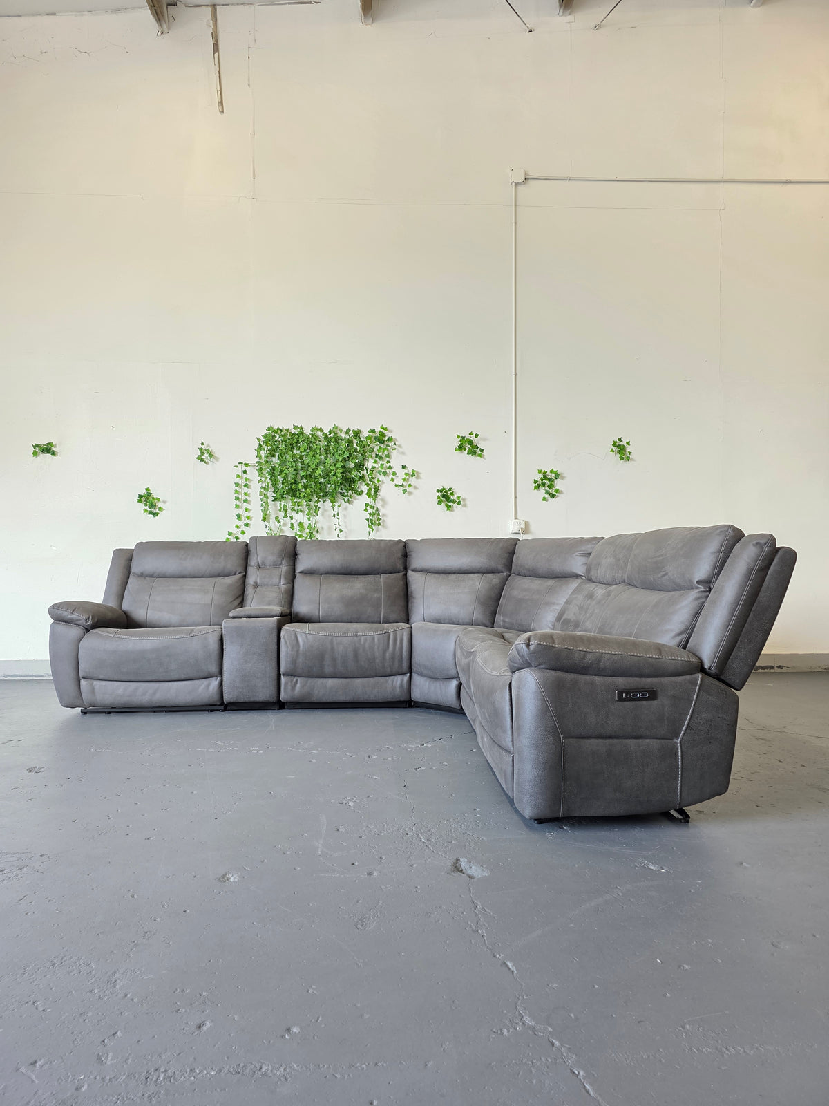 Gilman Creek Zakary Fabric Power Reclining Sectional